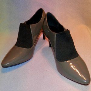 Calvin Klein Jalana Women's Size 9 Gray Patent Leather Heels Classic Pumps Shoes